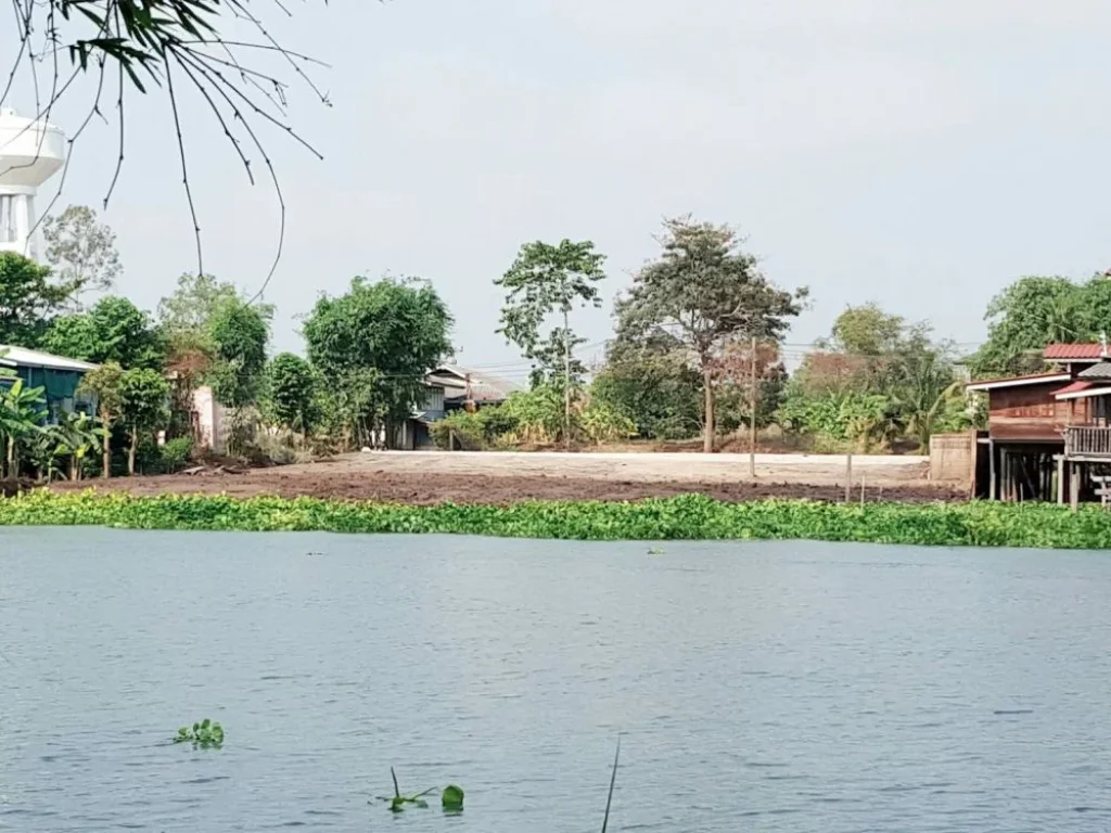 ขายที่ดินติดแม่น้ำ จังหวัดพระนครศรีอยุธยา ขายที่ดินติดแม่น้ำน้อย อบางไทร จอยุธยา มีที่ดินงอกถึง 2 งาน