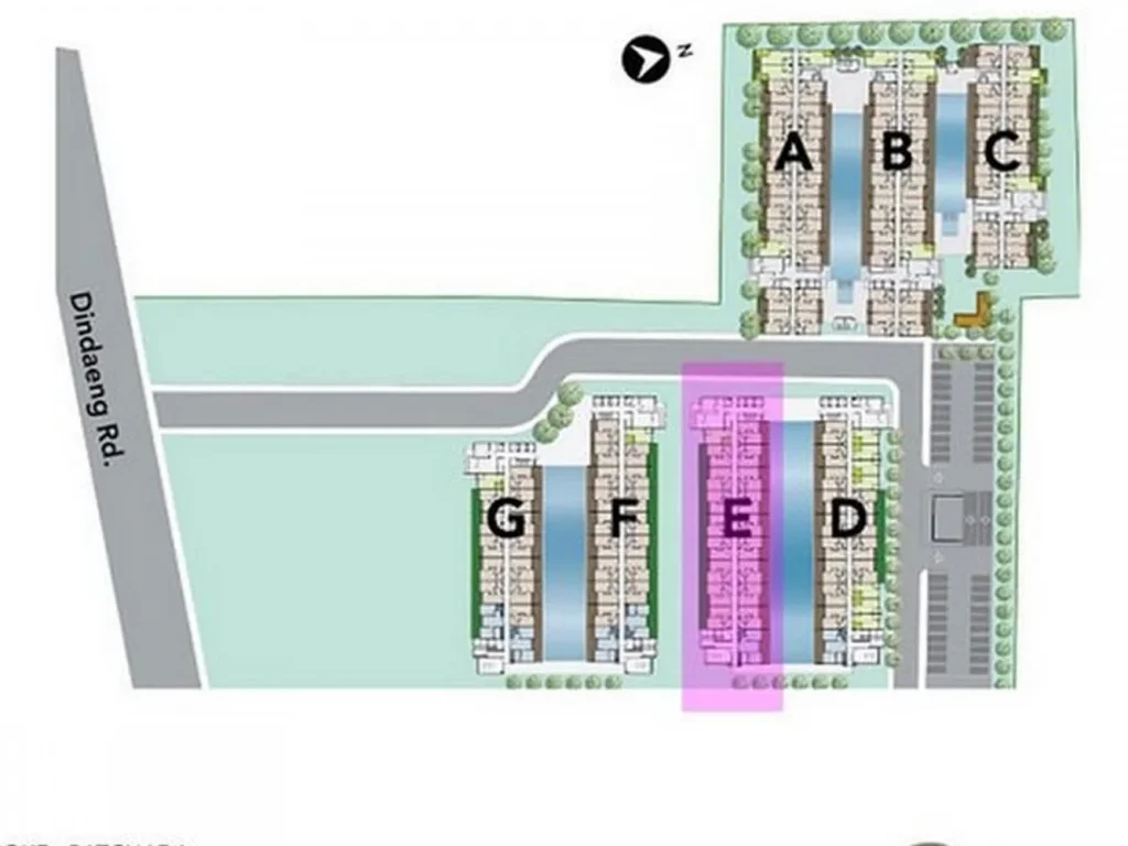 ขาย เอ สเปซ อโศก-รัชดา 1 ห้องนอน 35 ตรม ชั้น 3 ตึก E MRT พระราม 9 รหัส S-K9087