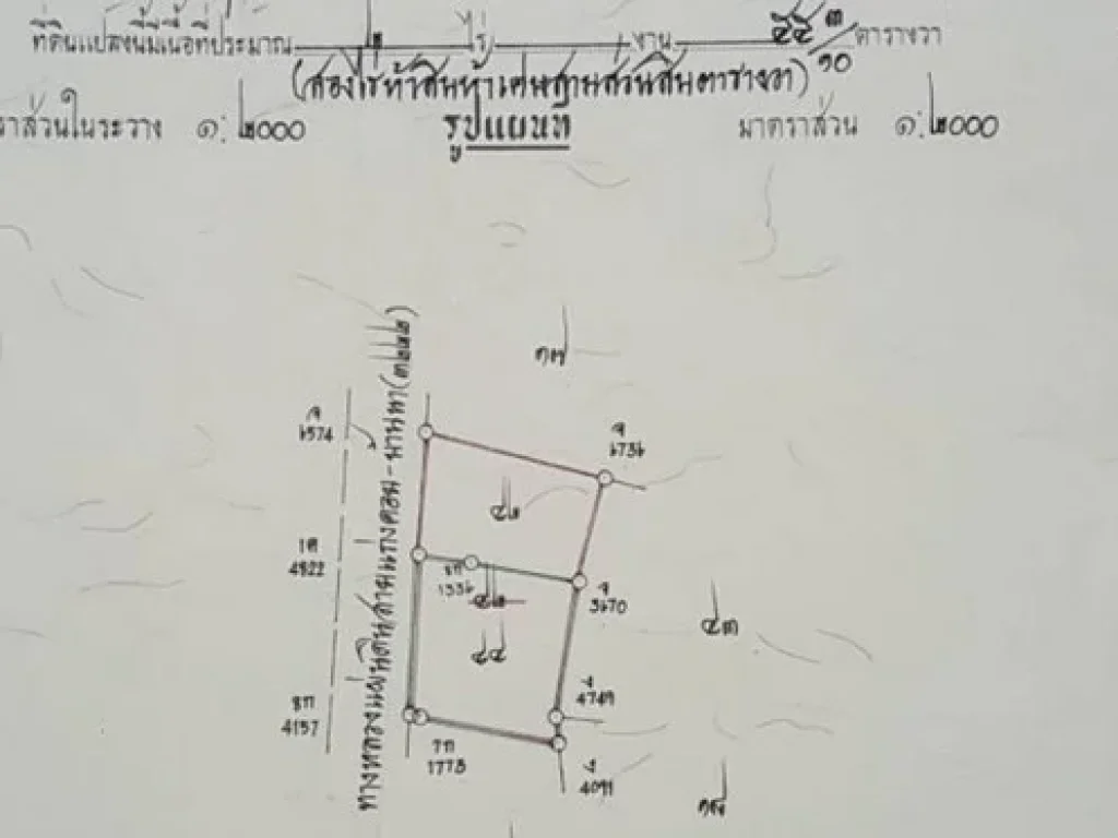 ที่ดิน 2-0-55 ไร่ ราคาตรวละ 10000 บาท เส้น บ้านนา-แก่งคอย เ