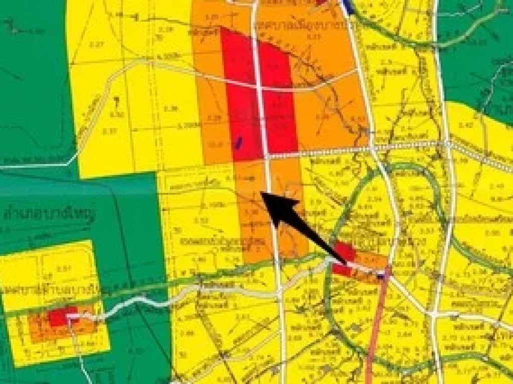 ขายที่ดิน ติดถนนกาญจนาภิเษก ขนาด 22-2-08 ไร่ หน้ากว้างติดถนนกาญจนาภิเษก 85 เมตร