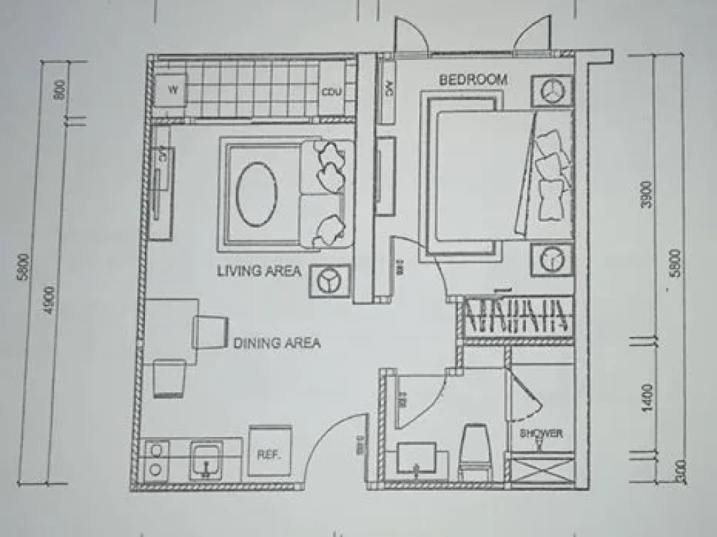 ขายด่วนคอนโดพร้อมผู้เช่า ทรู ทองหล่อ THRU THONGLOR ราคา39 ล้านบาท เฟอร์นิเจอร์ครบ