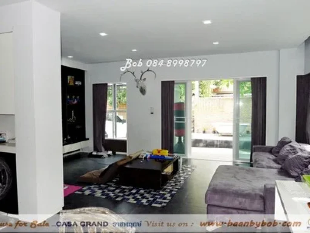 ขาย บ้านเดี่ยว คาซ่า แกรนด์ รัตนาธิเบศร์  ราชพฤกษ์ CASA GRAND Rattanathibet  Ratchaphruek ตกแต่งสวย พร้อมอยู่