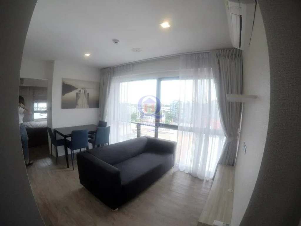 FOR SALE RENT H2 Steel Condo รามอินทรา21 พื้นที่ 55 ตรม 2 ห้องนอน ชั้น 8 ห้องมุม City View เฟอร์นิเจอร์ครบ พร้อมเข้าอยู่ได้เลย ด่วน