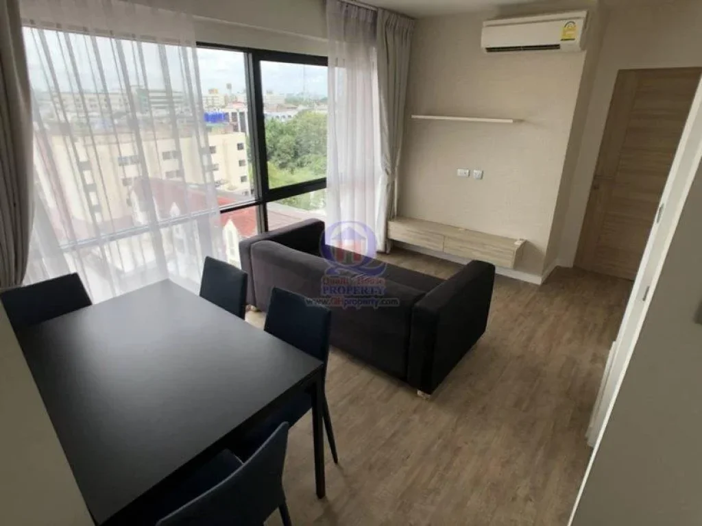 FOR SALE RENT H2 Steel Condo รามอินทรา21 พื้นที่ 55 ตรม 2 ห้องนอน ชั้น 8 ห้องมุม City View เฟอร์นิเจอร์ครบ พร้อมเข้าอยู่ได้เลย ด่วน