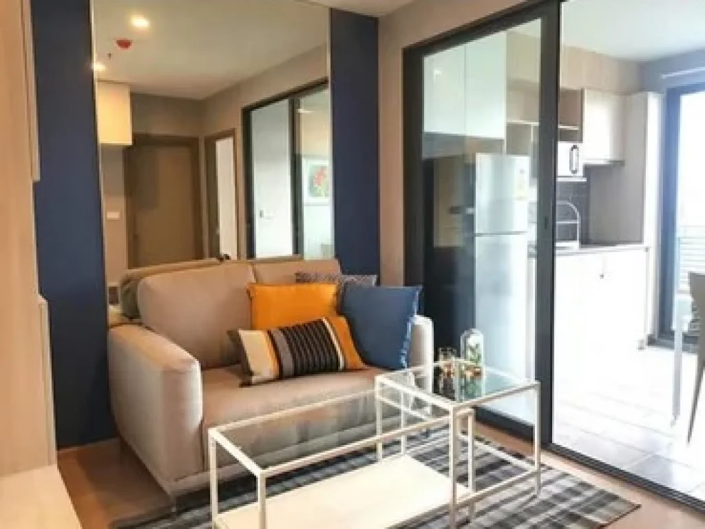 For rent Ideo o2 Bangna 1 bed 32 sqm brand new nice decoration 300 meter to Bts Bangna