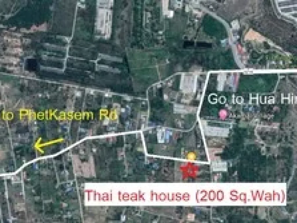 Beautiful Thai teak wood house for sale in Hua Hin 200 SqWah good price good location