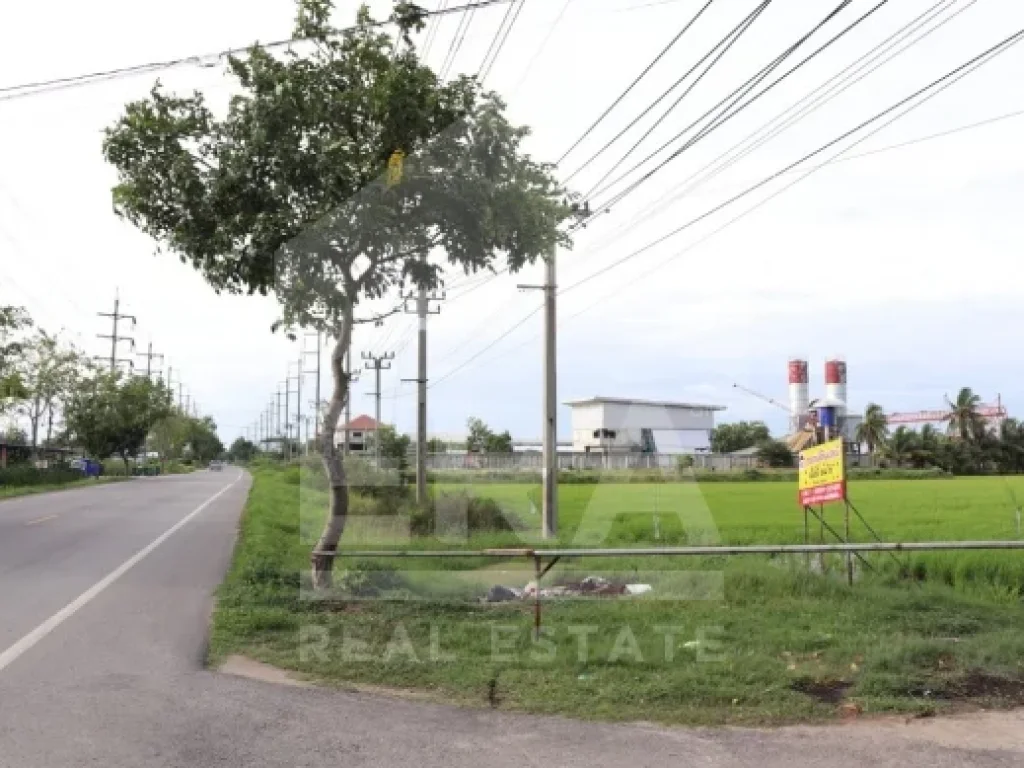 ที่ดินเปล่า เนื้อที่ 24 ไร่ ถนนรพชไทรน้อย-ลาดบัวหลวง อไทรน้อย จนนทบุรี