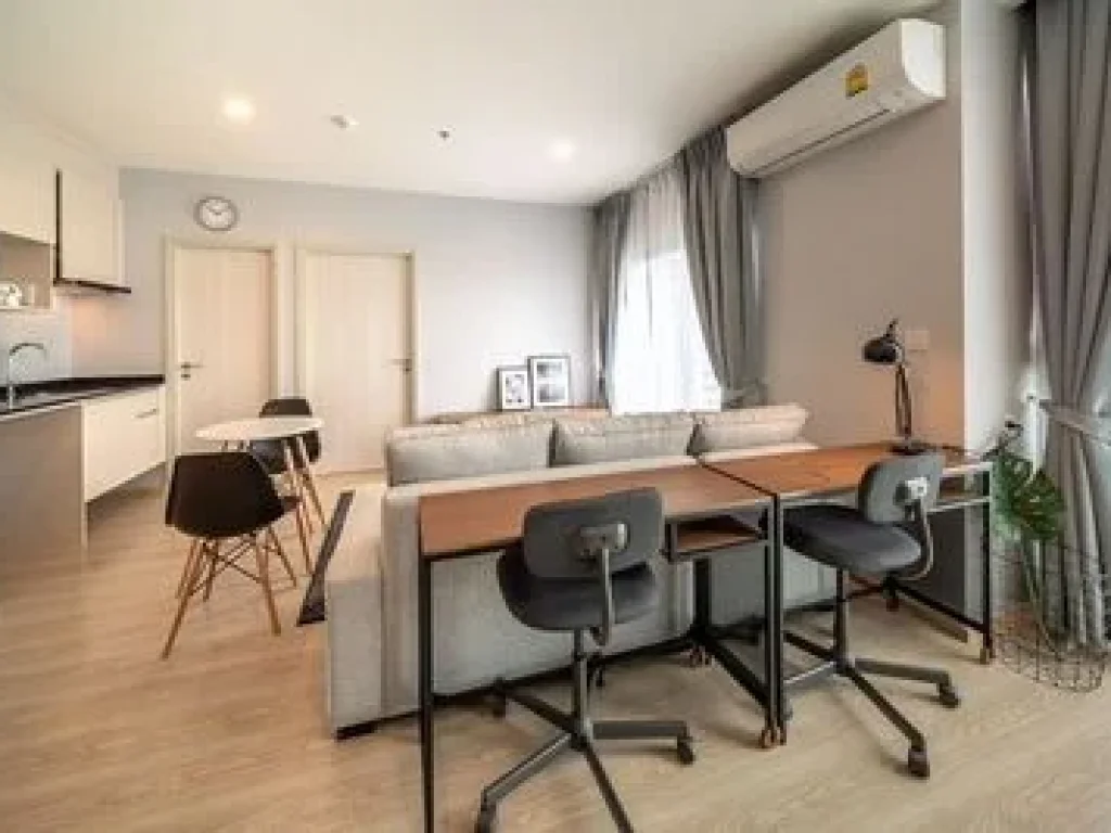 For Rent Noble Revolve Ratchada 2 ห้องหัวมุมวิวสวน