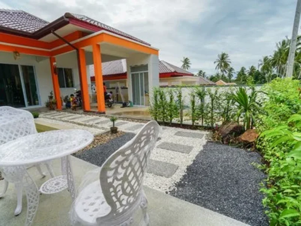 Plai Laem KOh Samui House for Rent 2 bedroom 2 bathroom fully furnished Fence surrounded Suratthani