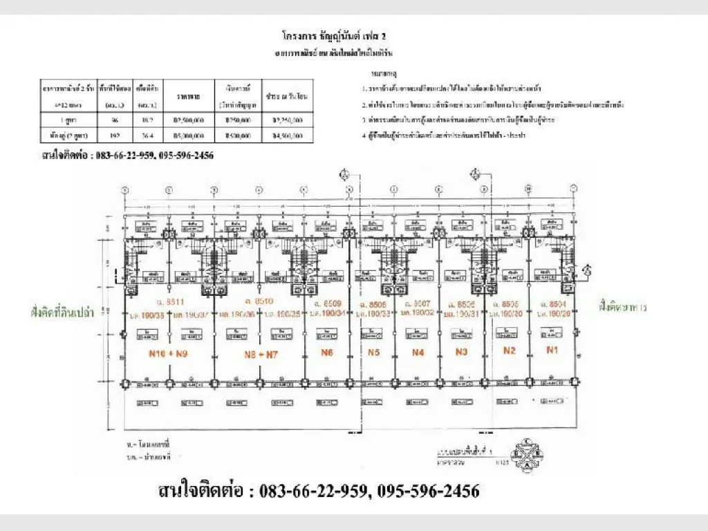 ขายอาคารพาณิชย์ โครงการ ธัญญ์นันต์เฟส 2 บ้านด่านลานหอย สุโขทัย