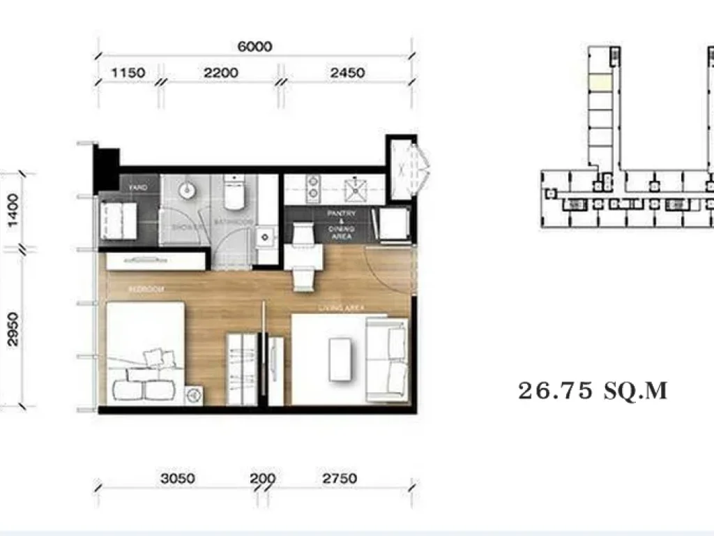 Condo WISH Signature Midtown Siam ใกล้ BTS ราชเทวี 2675 ตรม 1นอน ชั้น8 ทิศตะวันออก หัวนอนทิศเหนือ