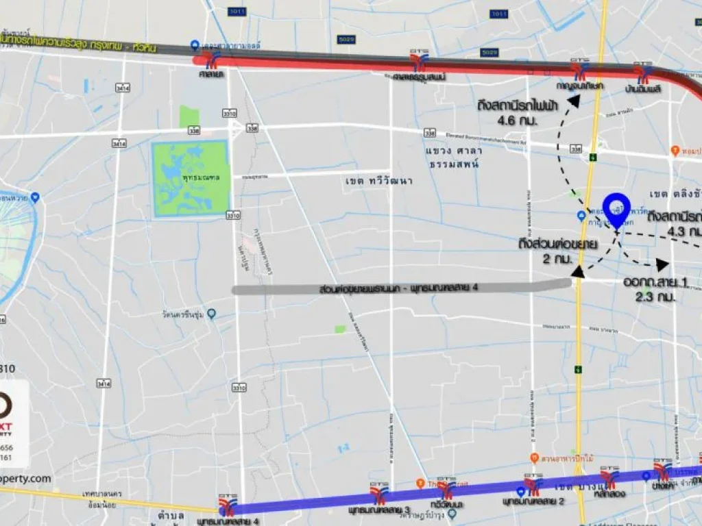 ขายที่ดิน 1-1-51 ไร่ มงามทวีการ์เด้น บางระมาด