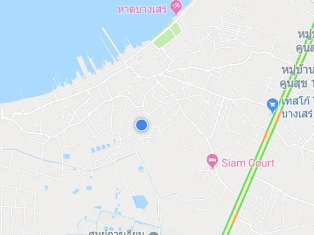 ขายที่ดินเปล่าถมแล้ว 3 งาน 44 ตรว 2โฉนด ห่างชายหาดบางเสร่ 1กิโล ทางเข้าอยู่ตรงข้ามโรงเรียนจุฬเทพ บางเสร่