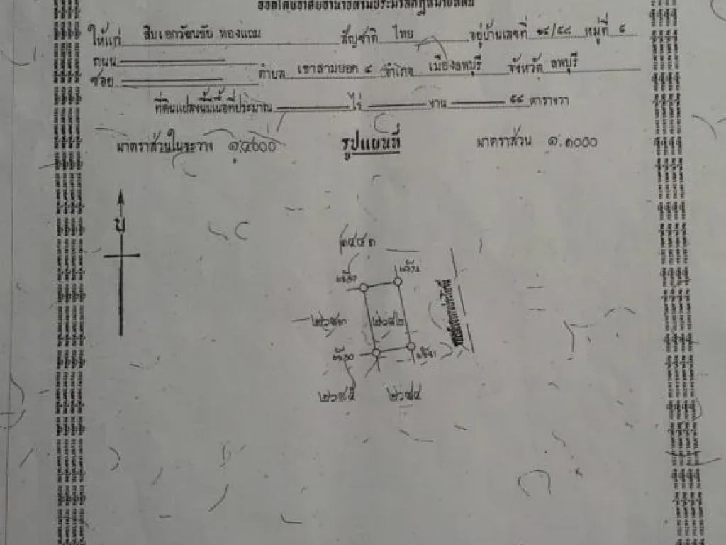 ขายที่ดินมีโฉน 2แปลงติดกัน เนื้อที่ 5054 ตรวรวม104ตรวอยู่ใกล้หมู่บ้านเบญจรมย์ตป่าตาลอเมืองจลพบุรี