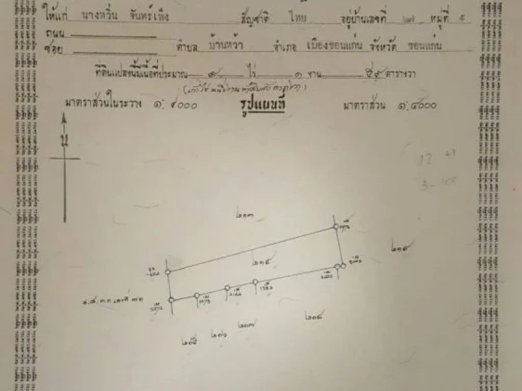 ขายที่ดิน ทำการเกษตร 2โฉนด ติดกัน อำเภอเมือง จังหวัด ขอนแก่น