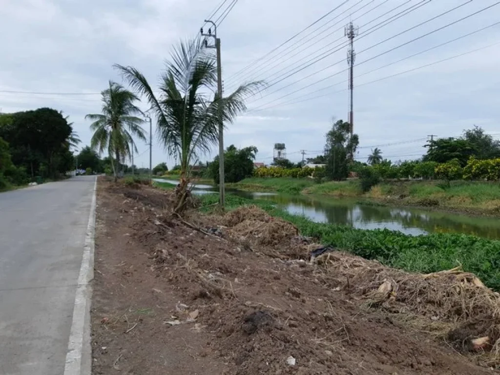 ขายที่ดินสวย 8 ไร่ 3 งาน ติดถนนสุพรรณบุรี-บางบัวทอง นนทบุรี