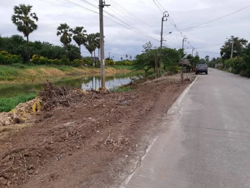 ขายที่ดินสวย 8 ไร่ 3 งาน ติดถนนสุพรรณบุรี-บางบัวทอง นนทบุรี