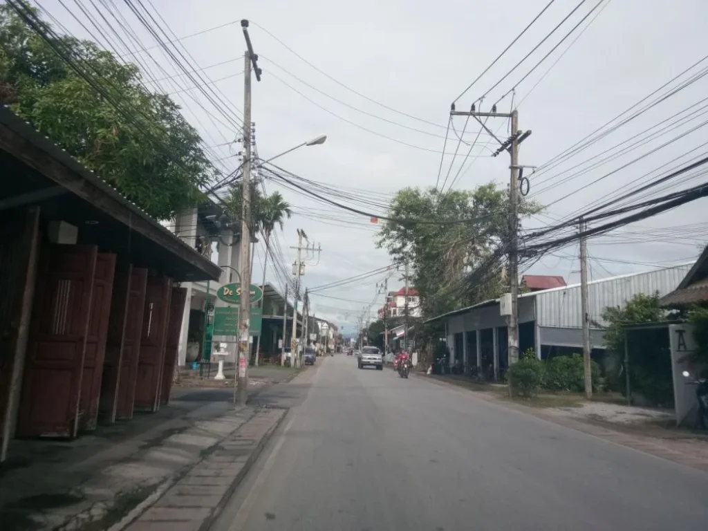 ขายที่ดินห่างตลาดหางดง 1km ล้อมรั้วเรียบร้อย