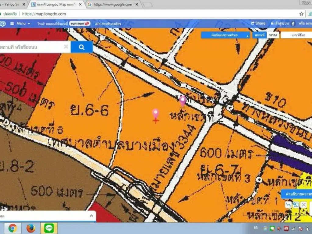 ขายที่ดินผังสีส้มติดถนน ขนาด 7-3-10 ไร่ ใกล้สี่แยกเทพารักษ์ แนวรถไฟฟ้าใต้ดินกำลังก่อสร้าง