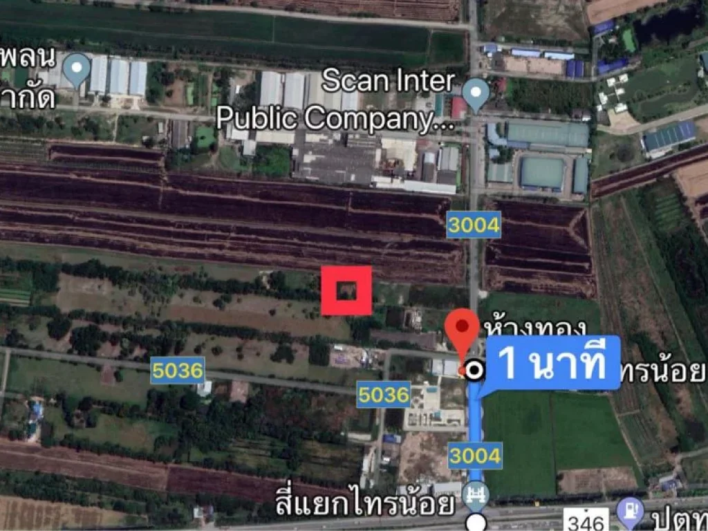 ขายที่ดิน ใกล้ ร้านทองเยาวราช ไทรน้อย