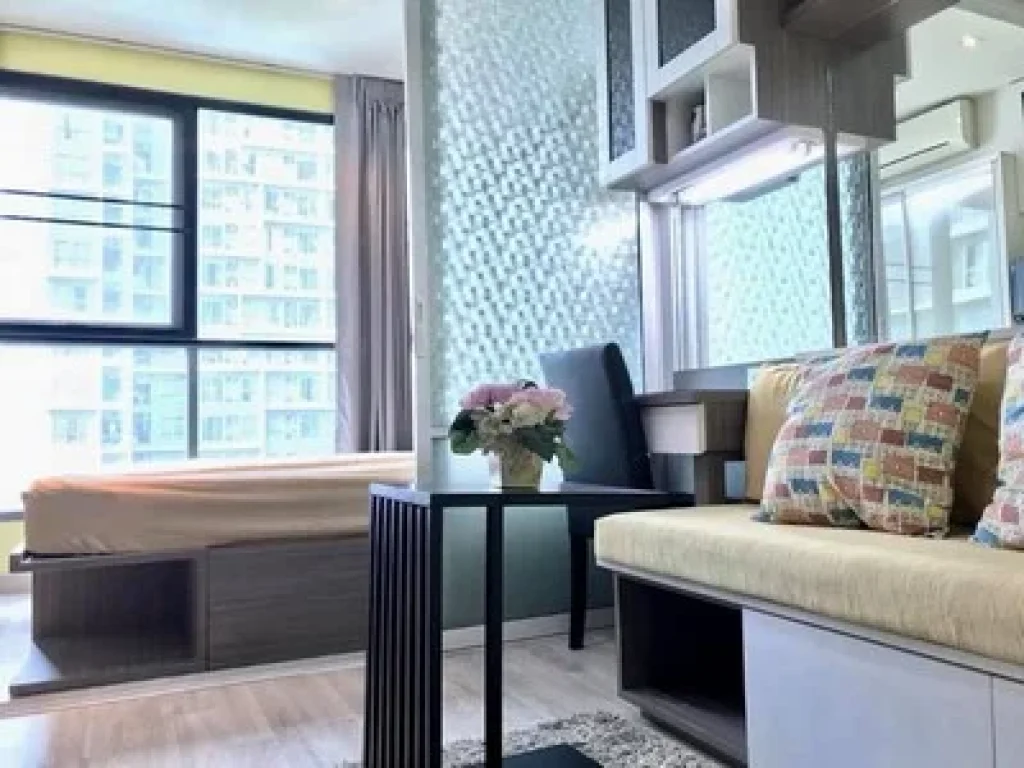 ให้เช่า คอนโด Ideo Mobi สุขุมวิท 81 อ่อนนุช ห้องสวยแบบ 1 Bedroom ขนาด 22 ตรม วิวสระว่ายน้ำ