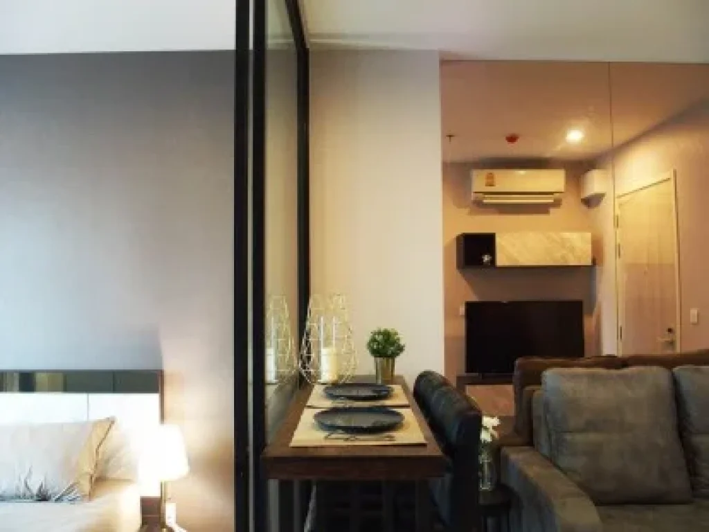 ให้เช่า Life Asoke Condo 1 ก้าว จาก MRT เพชรบุรี 30ตรม ชั้น 8 ทิศเหนือ วิวโล่ง fully furnished