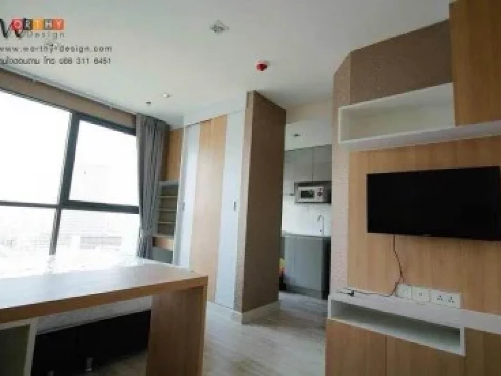 ให้เช่า ไอดีโอ โมบิ พระราม9 สตูดิโอ 21 ตรม ชั้น19 ทิศ NW วิวสระ fully furnished