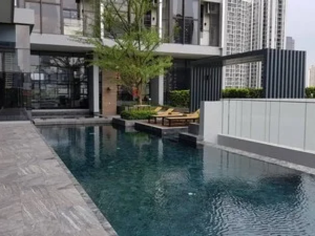 Condo Chewathai Residence Asoke Rama9for rent 1 bedroom 24th Flr near to MRT Rama9 Can walk