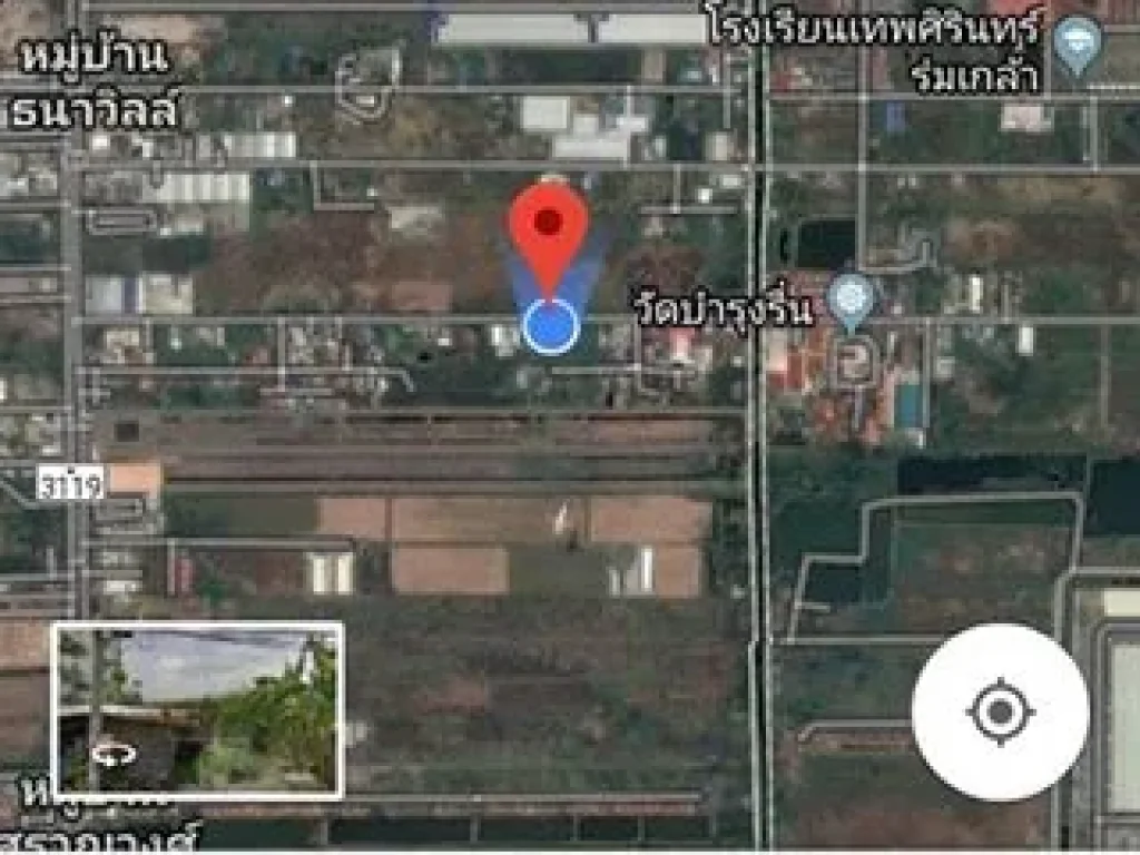 ขายที่ดินเปล่า ซอยวัดบำรุงรื่น ซ ร่มเกล้า 25 ใกล้ Airport Link ลาดกระบัง