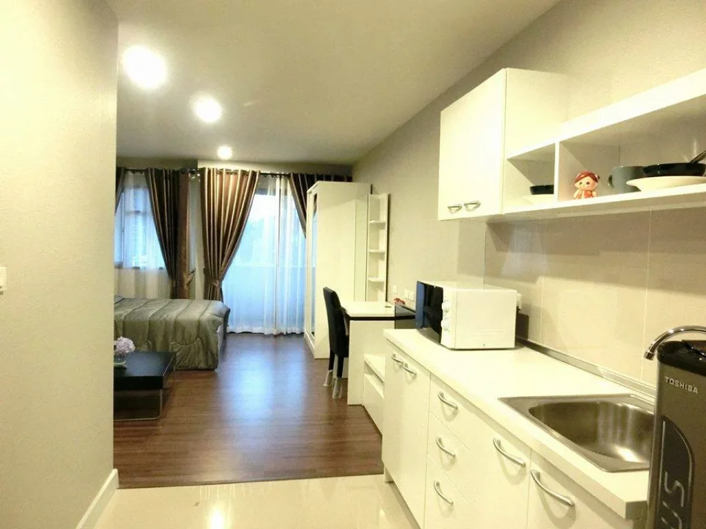 For Rent Punna Oasis 2 14 กม ถึง เซ็นทรัลเฟสติวัล เชียงใหม่ ห้องขนาด 33 Sqm