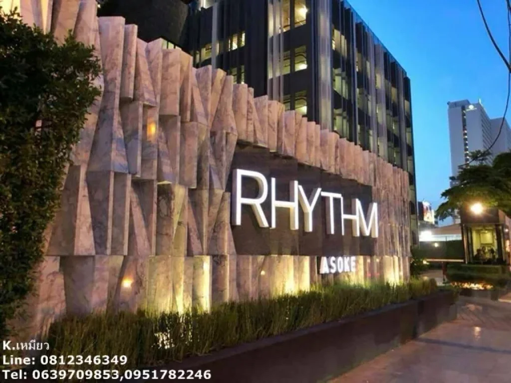 ให้เช่า 15500 บาท คอนโด ริทึ่ม อโศก1 Rhythm Asoke1 ใก้ลรถไฟฟ้าใต้ดิน MRT พระราม 9