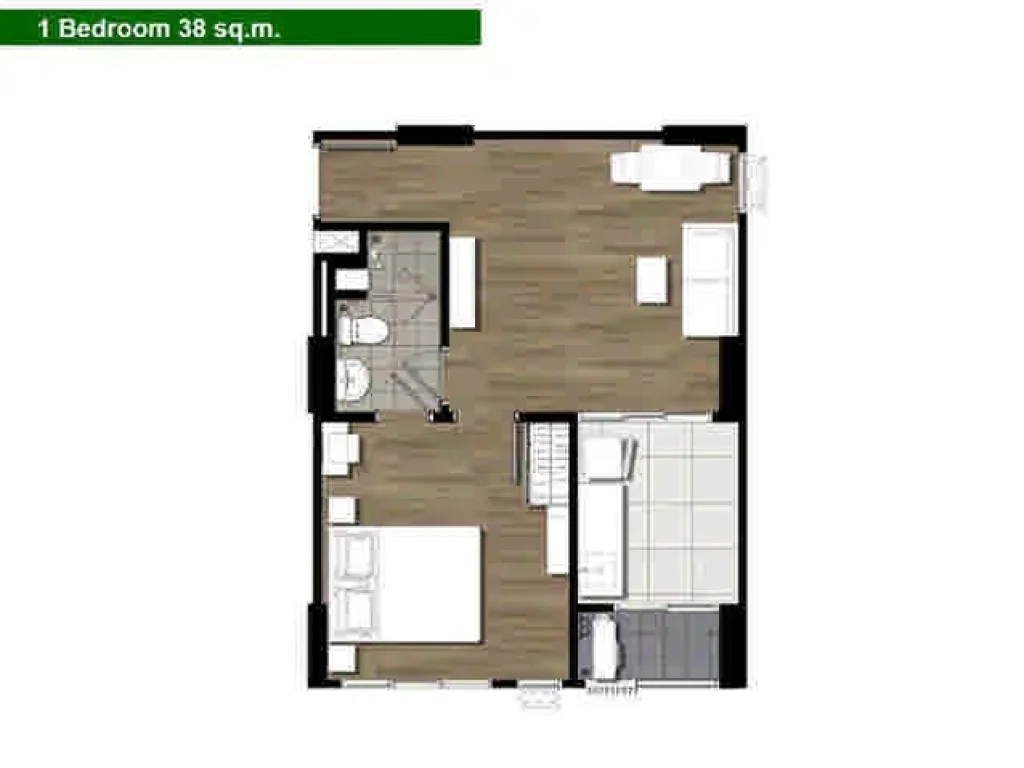 ขาย ใบจองและทำสัญญา I Condo เสรีไทย ขนาด 38 ตรม ชั้น 3 ราคา 100000 บาท