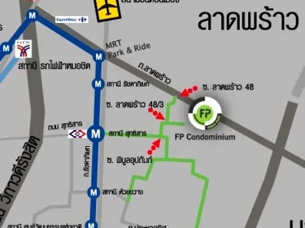 ขาย Family Park Condo ลาดพร้าว 48 ห้องสตูดิโอ 40 ตรมแต่งพร้อมอยู่