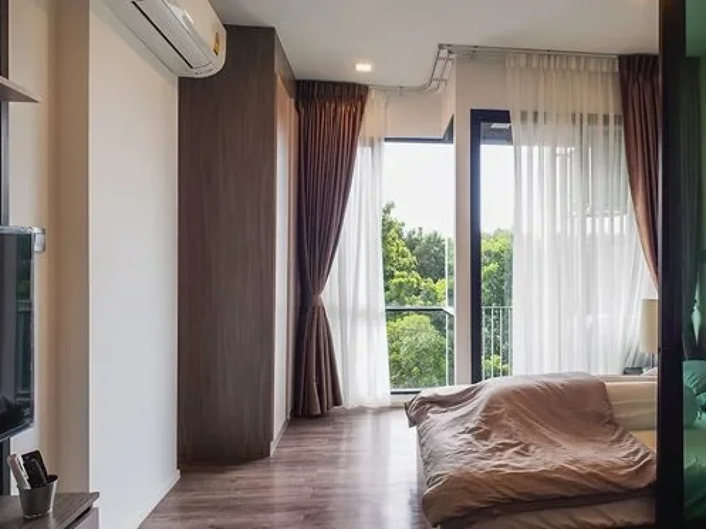 For Rent Brown Condo Ratchada 32 มีเครื่องซักผ้า