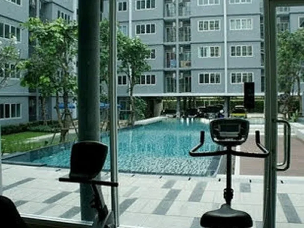 PCS-61-010 For sale D Condo Ramindra Top Floor 29 square meters Pool View