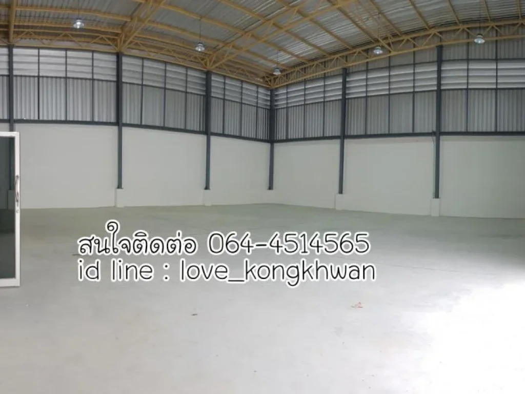 โกดังสินค้าใหม่ให้เช่า Warehouse For Rent ซอยอ่อนนุช17 พัฒนาการ พร้อมออฟิศและห้องน้ำในตัว ย่านใจกลางเมือง