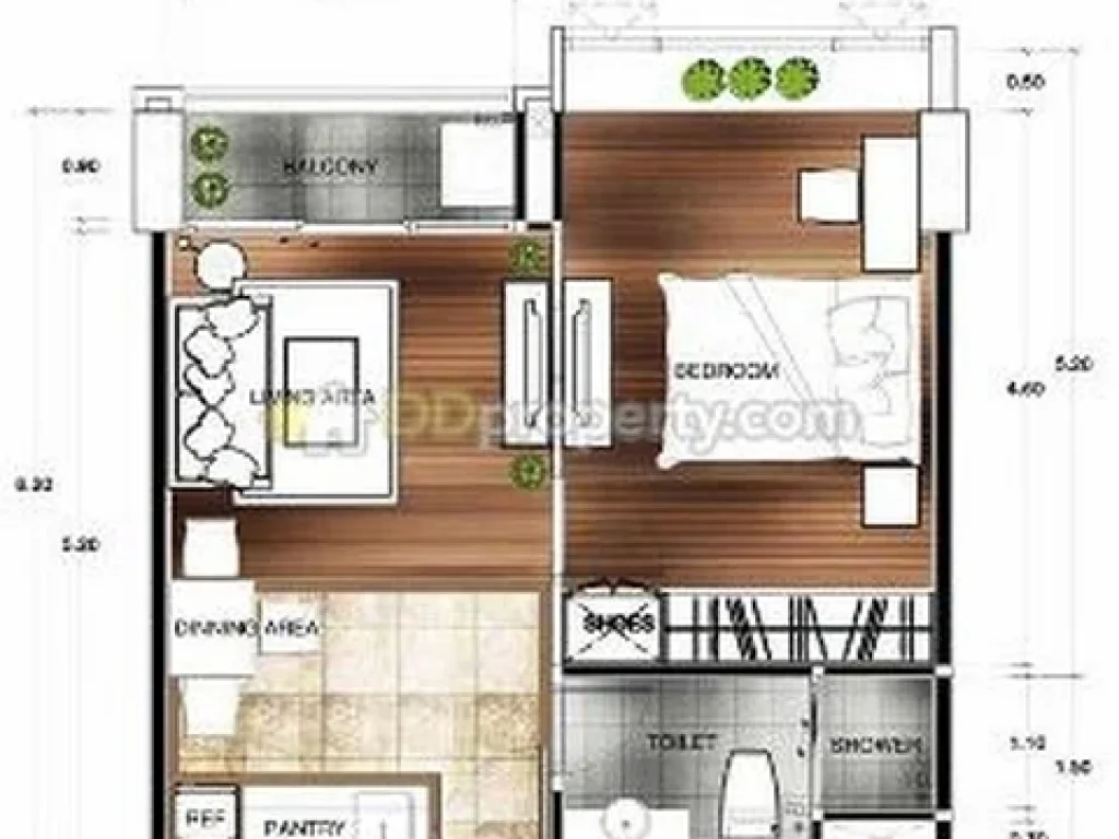 ขาย คอนโด TCGreen Rama 9 1นอน 40 ตรม ตึกC ชั้น 9 ห้องมุม วิวสระว่ายน้ำ NC284