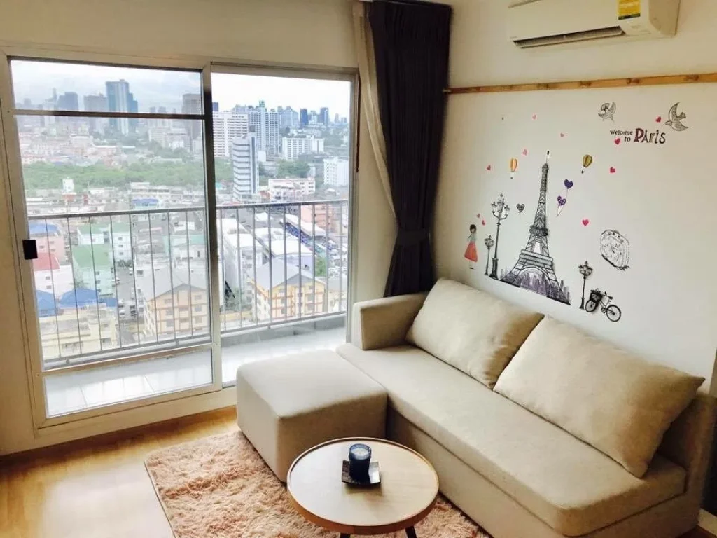 Condo for Sale U Delight Residence Pattanakarn-Thonglor Condominium 409 sqm Fl 19th Corner Unit Fully-Furnished