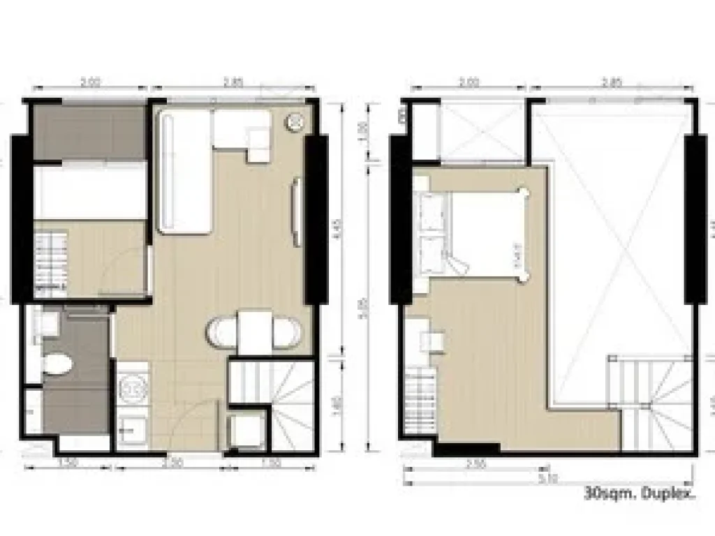 ขายดาวน์ คอนโด Knightsbridge Prime Sathorn ห้อง Duplex 44ตรม ชั้น30 ตำแหน่ง08 ราคา VVIP