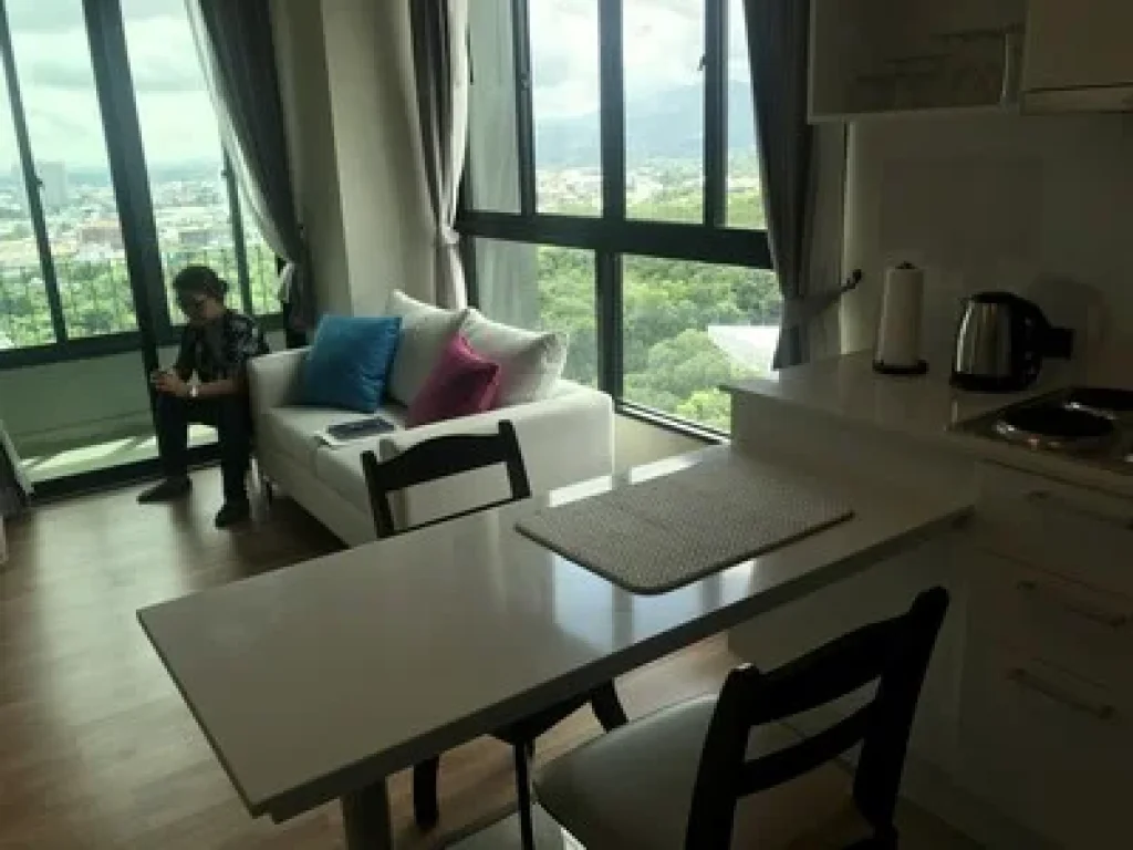 ให้เช่า คอนโดThe Rise Residence สวยหรูหรา ดีไซด์ที่โดดเด่น ห้องกว้างมุมสวย ครบทุกเฟอร์นิเจอร์