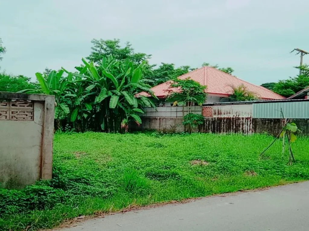 ขายที่ดินบ้านมอญ เรือนแพซอย 1 ล้อมรั้วแล้ว