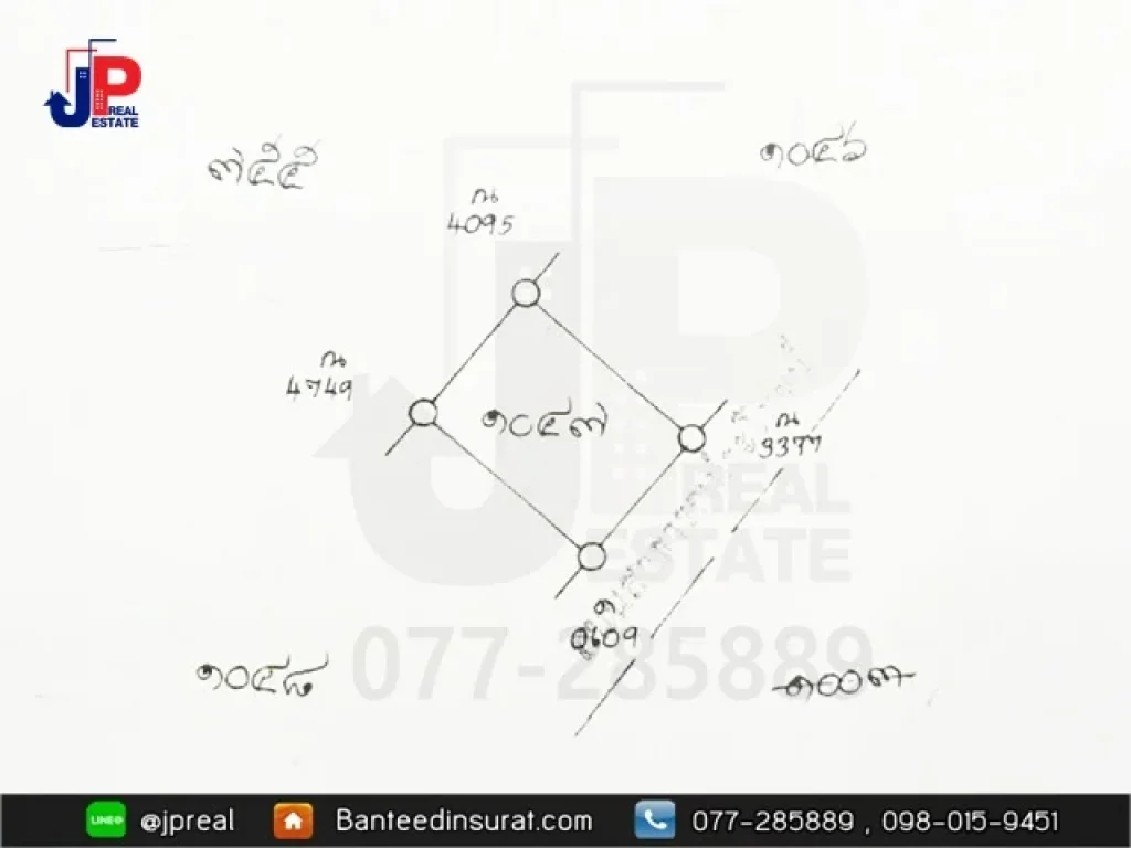 ขาย ที่ดิน 49 ตารางวา หน้ากว้าง 12 เมตร ถนนสุราษฎร์-นาสาร ตำบลขุนทะเล สุราษฎร์ธานี เหมาะเก็งกำไร หรือทำหอพัก