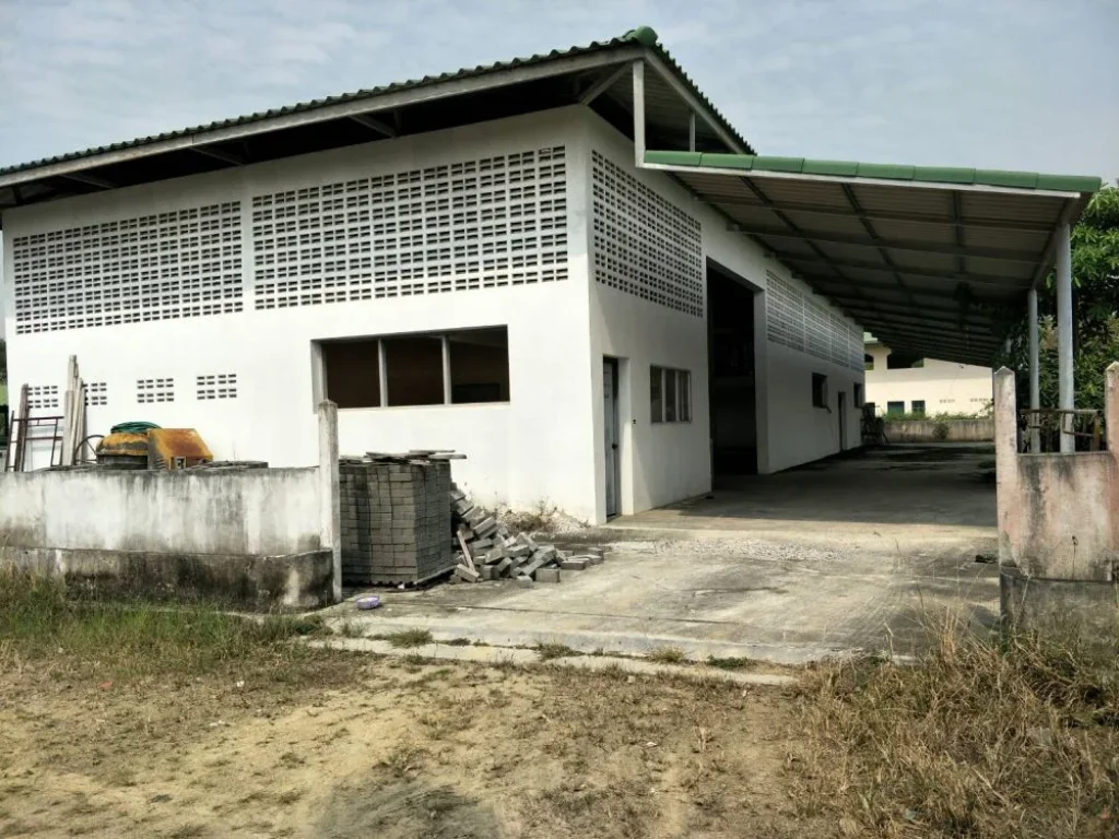 ขายโกดังพร้อมที่ดิน ชลบุรี Warehouse with land for sale Tambon Takian Banglamung Chonburi province