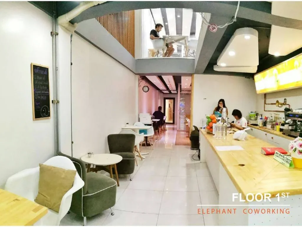 ขายร้านกาแฟ และ Coworking space หน้ามหาวิทยาลัย เชียงใหม่ ตรงข้ามตลาดมาลิน