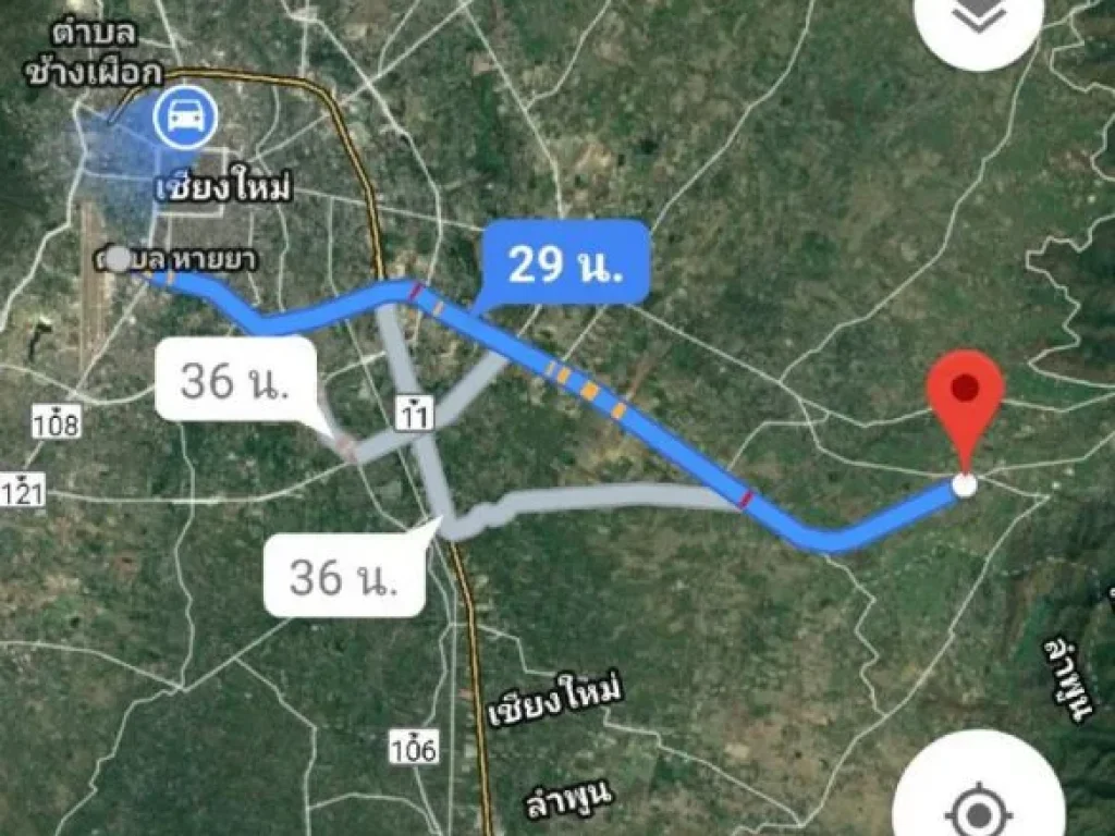 ขายที่ดินสวย สนามบินแห่งใหม่ 2 ที่ดิน 14 ไร่ ติดถนนใหญ่เส้นทางหลวง 1317