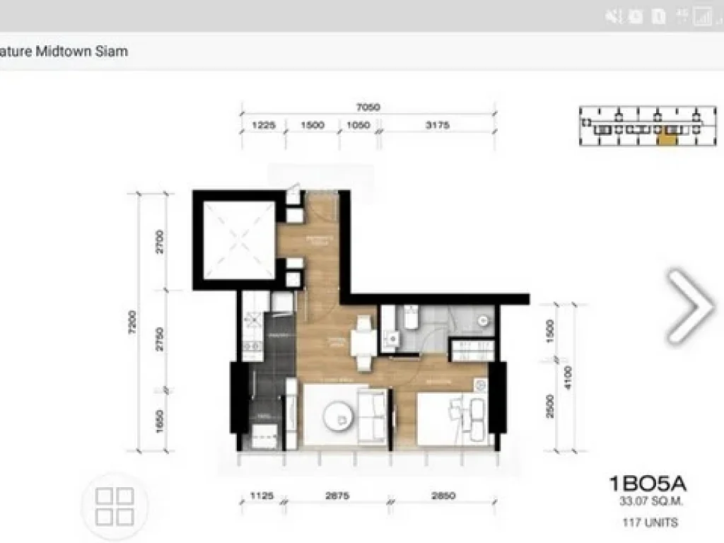 ขายดาวน์โดยเจ้าของ วิชซิกเนเจอร์ มิดทาวน์ สยาม Wish Signature Midtown Siam 1นอน ใต้ วิววัง ชั้น19