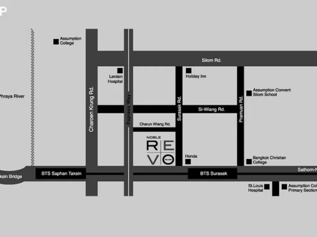 ให้เช่า คอนโด โนเบิล รีโว สีลม NOBLE REVO SILOM ใกล้สถานีรถไฟฟ้า BTS สถานีสุรศักดิ์ 2 ห้องนอน