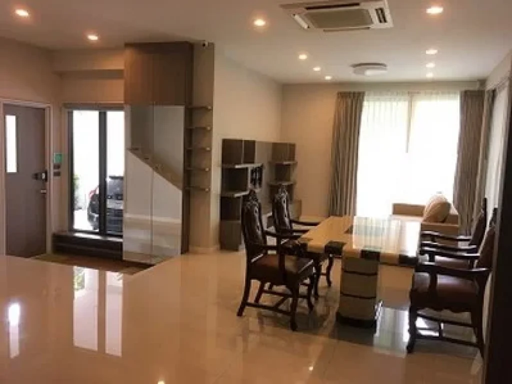 Rent บ้านเดี่ยวหรู ย่านเลียบทางด่วน รามอินทราอาจณรงค์ โครงการ Private Nirvana Residence Furnished House