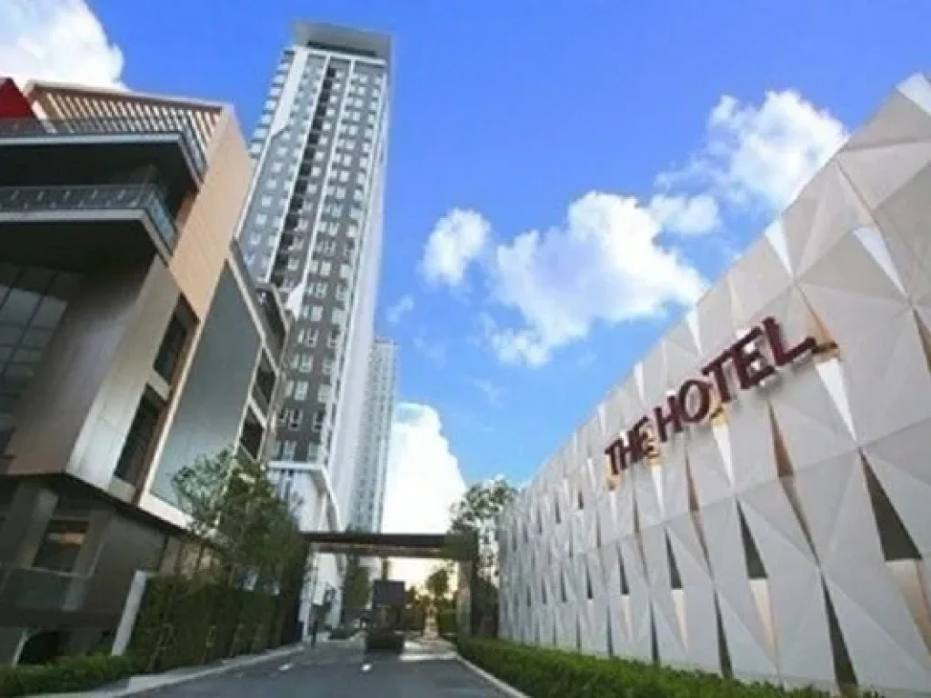 ขายคอนโด The Hotel รัตนาธิเบศร์ ติดรถไฟฟ้าสายสีม่วง ห้องมุม 2-นอน 566 ตรม แต่งครบ พร้อมเฟอร์นิเจอร์