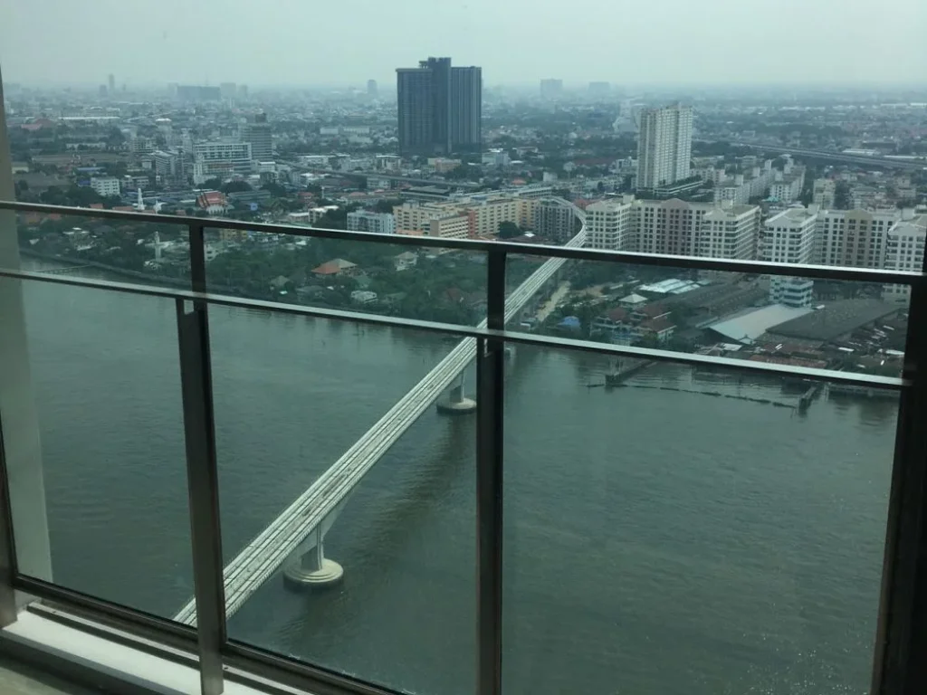 ขาย condo 333 riverside 1 bedroom river view ชั้น 35 อาคาร A ขนาด 458 ตรม ติดรถไฟฟ้าสีน้ำเงินแม่น้ำเจ้าพระยาท่าเรือ